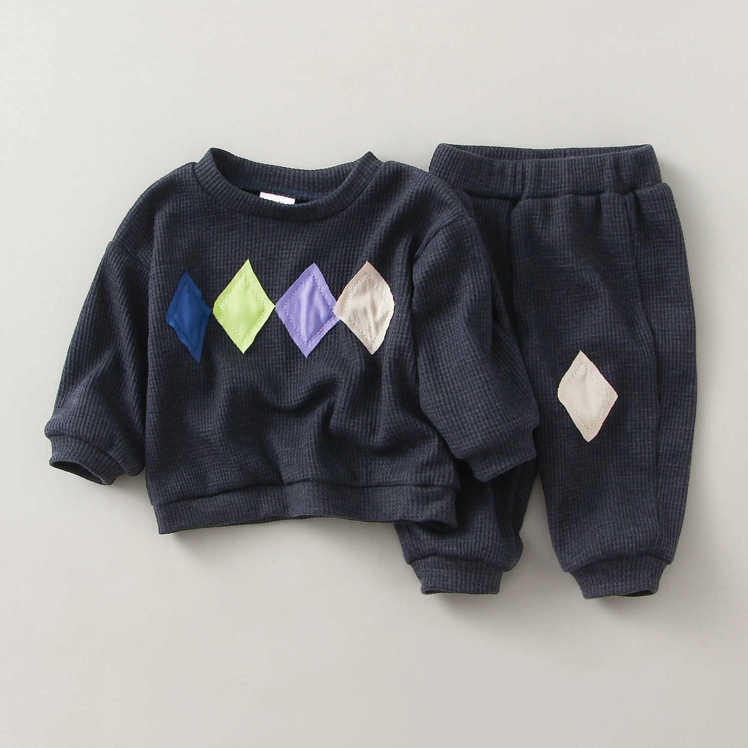 Clothing Sets Spring Baby Boy Clothes Set 2pcs Cotton Sweater + Pants For 0-5Yrs Children Kids Outfits Toddler Baby Girl Boy Clothes Sets R250424