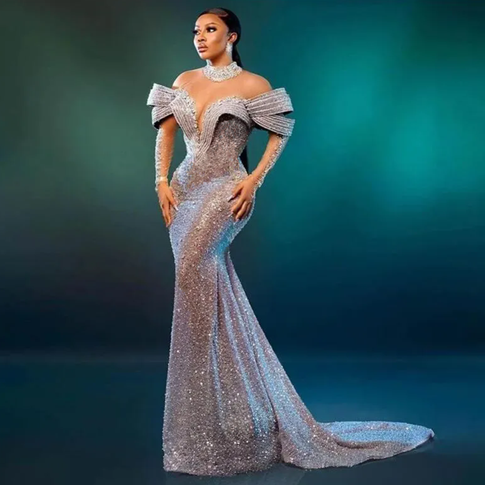 Sexy Emerald Green Prom Dresses Illusion Side Sequins Evening Gowns Pleats Formal Red Carpet Long Special Occasion dress Custom Made 02