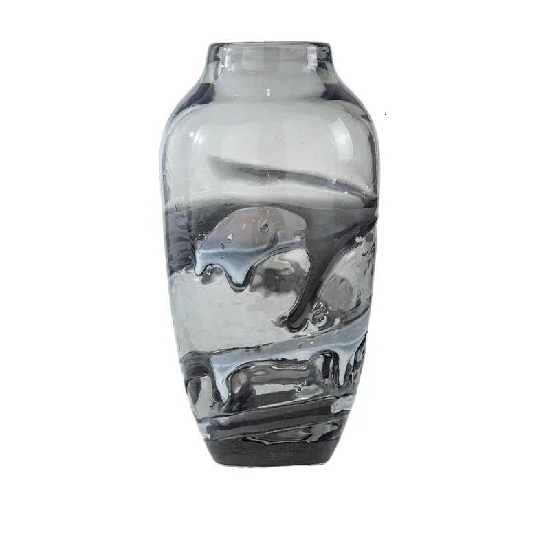 Light Luxury Glass Vase Living Room Foyer Decoration Hydroponic Flower Arrangement Home Art C251124