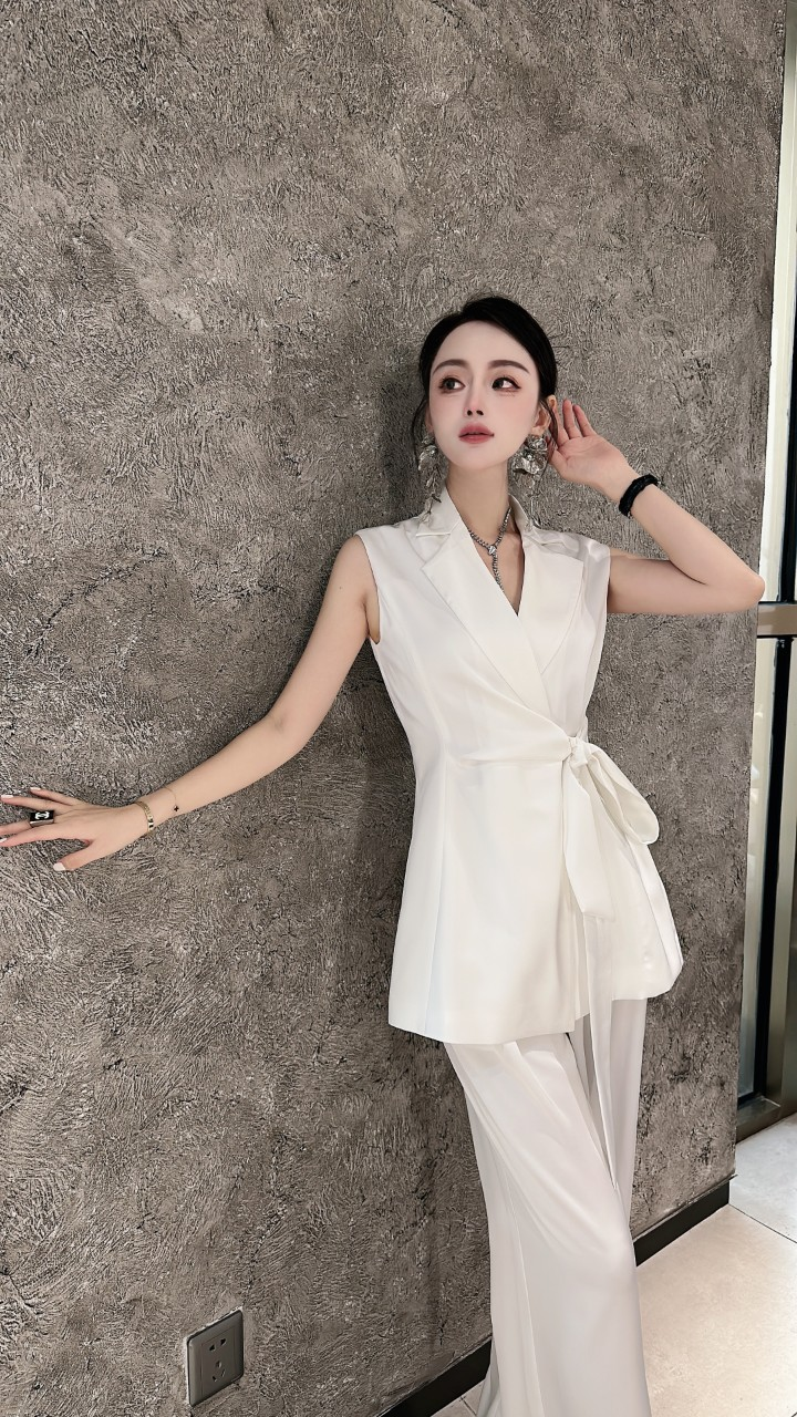 womens blazer womens casual suits business Vogue Paris 2025 Fashion Week Show Customized Fashion Tailored clothing.M19