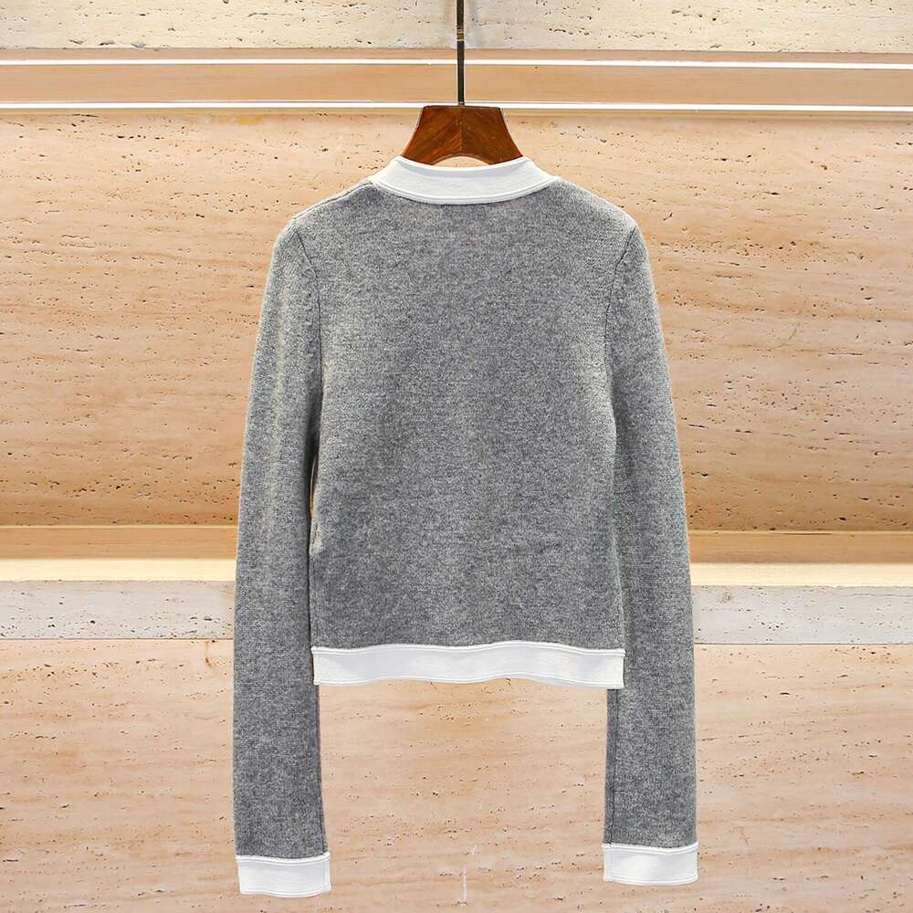 Designer Women's Clothing Design Inspired Knitted Cardigan Jacket High-End Women's Wear Early Spring New French Style Sweaters For Women Fas