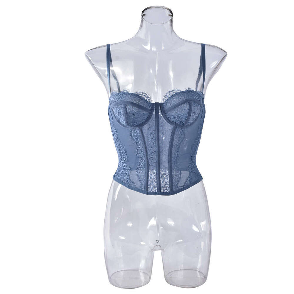 INS 2025 Summer New Lace Sexy Body Shaping Strap Top For Women