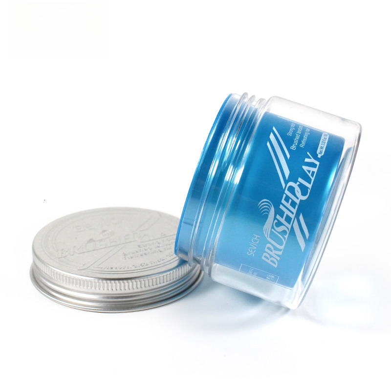 Sevich 100g Hair Brushed Clay For Men Strong Hold Hairstyle Finished Hair Styling Clay Mud Hair Cream Refreshing Hair Wax