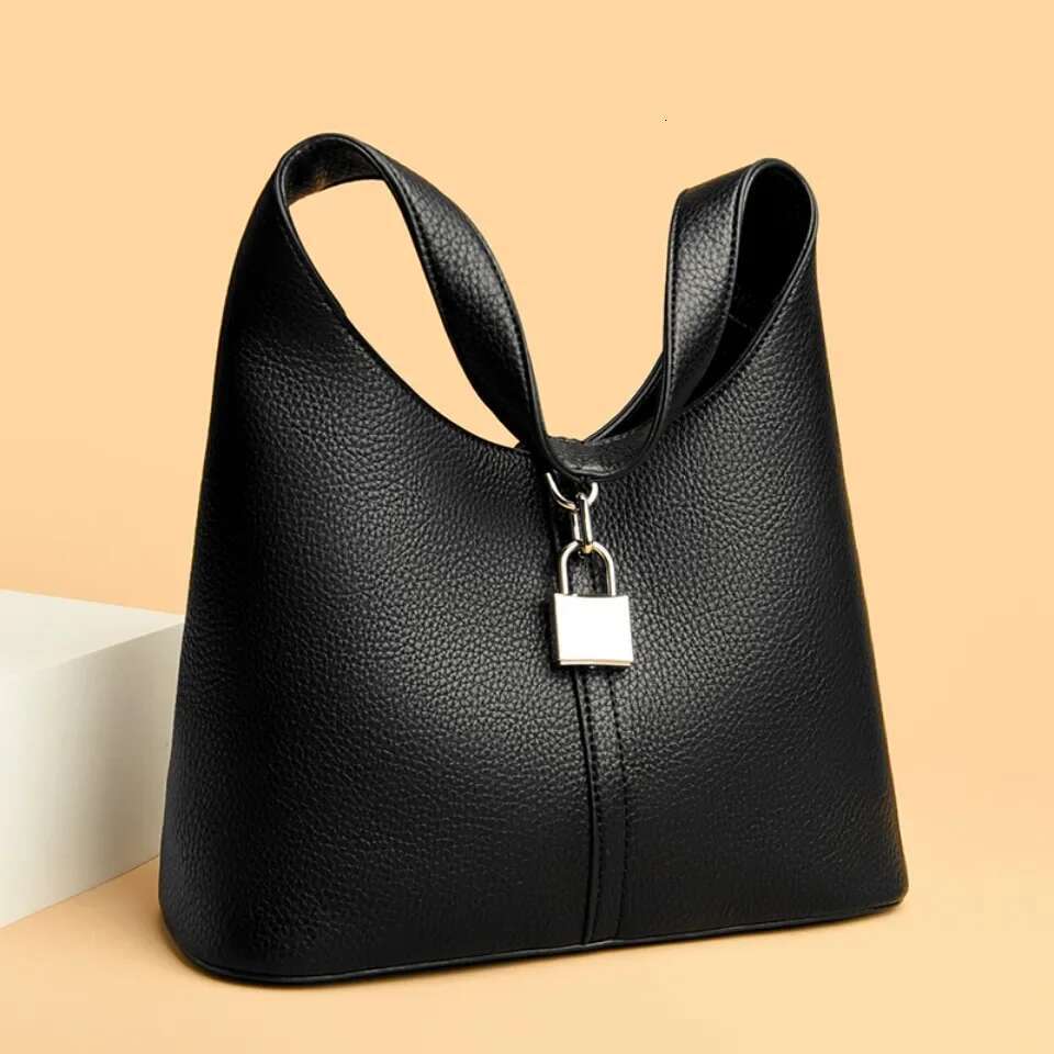 New Women's Large Capacity Vintage Commuter Fashion Shoulder Handbag Simple Versatile Ladies' Crossbody Bag