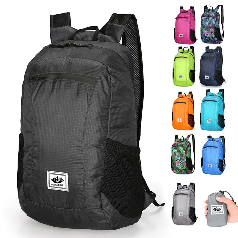 Large Capacity Waterproof Comfortable And Dry Flexible And Compact Lightweight Collapsible Picnic Bags Foldable Backpack 250417