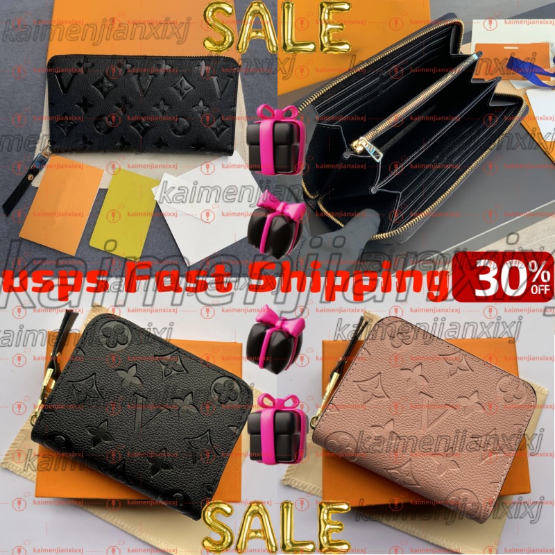 Top Quality Designers wallet zippy mens wallet Luxury key pouch Fashion Bag Card Holder Evening Bags Coin Purse Embossed Zipper Clutch Wallets purses M60017 M60067