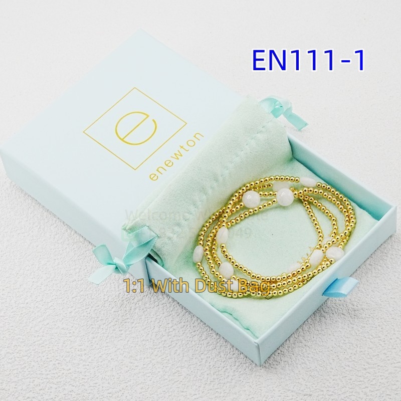 1:1 E-Newton Brand Beaded Love Bracelet Jewelry Woman Designer Jewelry Birthday Christmas Gift EN111