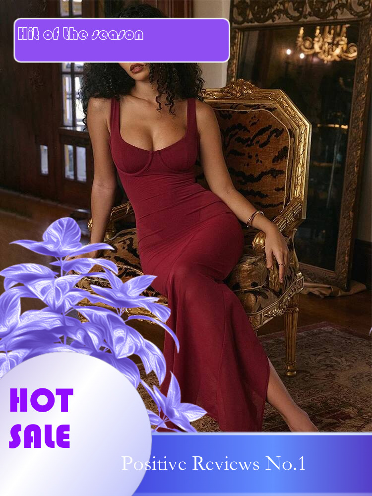 Dongdumaoyi Townlike Maxi Long Slim Bodycon Dress Women Spaghetti Strap Summer Perspective Mesh Nightclub Sexy Party Dresses