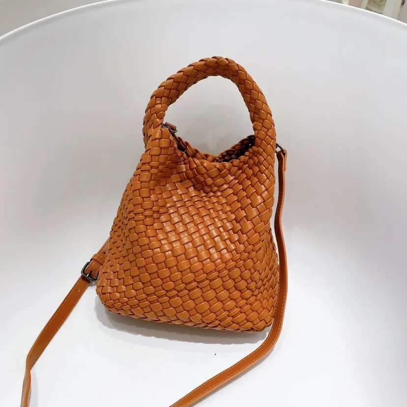 designer bag designer bag designer bag 2024 soulright soft leather woven large capacity hand tote mother single shoulder armpit crossbody bag