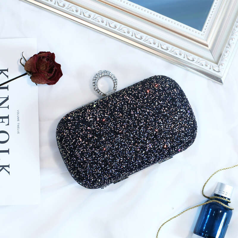Dinner Bag Fantasy Sequin Celebrity Party Girl Bag Set With Dinner Bag KQ