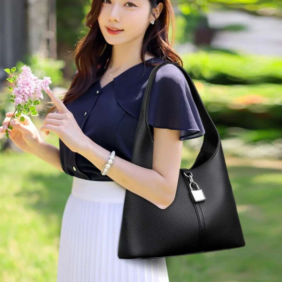 New Women's Large Capacity Vintage Commuter Fashion Shoulder Handbag Simple Versatile Ladies' Crossbody Bag