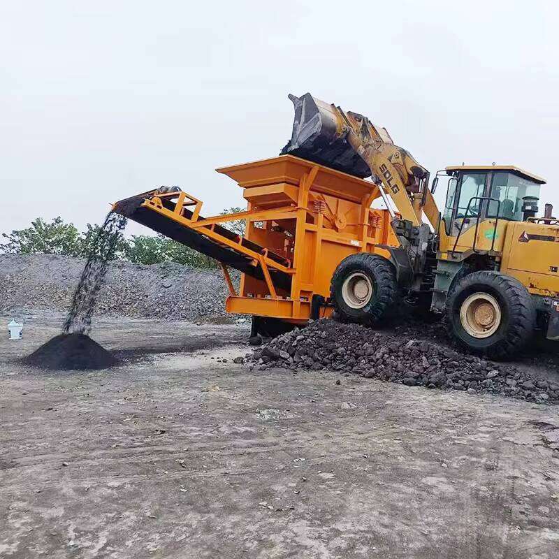Mobile Stone Shredder for Demolition and Recycling