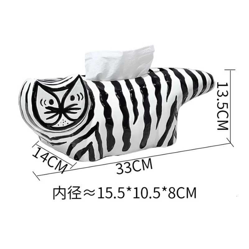 Ornament Napkin Tissue Boxes Coffee Disposable Restaurant Cute Tissue Boxes Bathroom Ceramic Home Storage Carta Assorbente MHZJHM251124