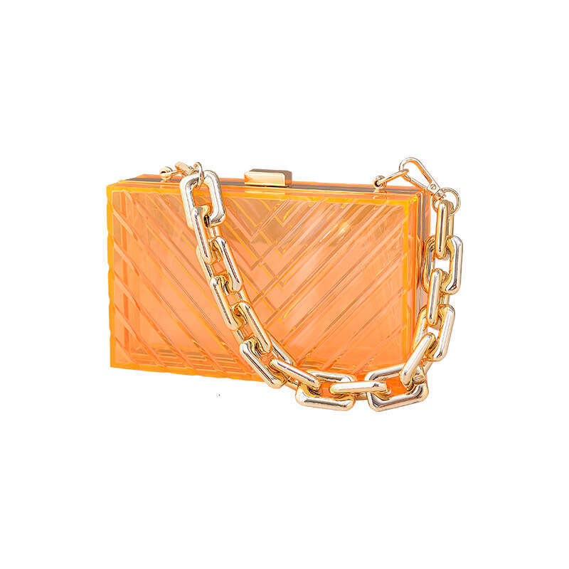 Dinner Bag New Acrylic Transparent Trendy Banquet Detachable Fashionable And Versatile Women S Bag Handbag KQ