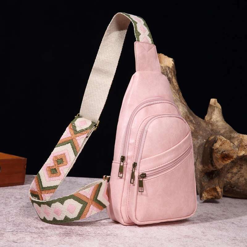 Designer Bag 2025 European And American Retro Casual Fashion Breast Solid Color Women's Messenger Bag Bohemian Fanny Pack Chest Bags Luxury Bag
