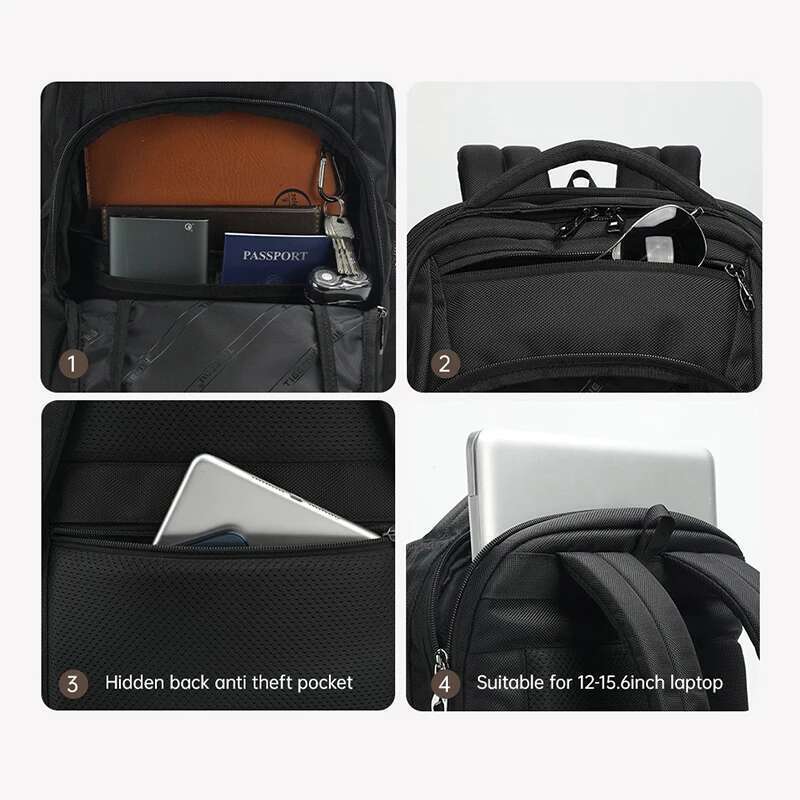 Lifetime Warranty For Men Anti Theft 15.6" Laptop Backpack Waterproof Travel Bag Fashion Mochilas School Backpacks