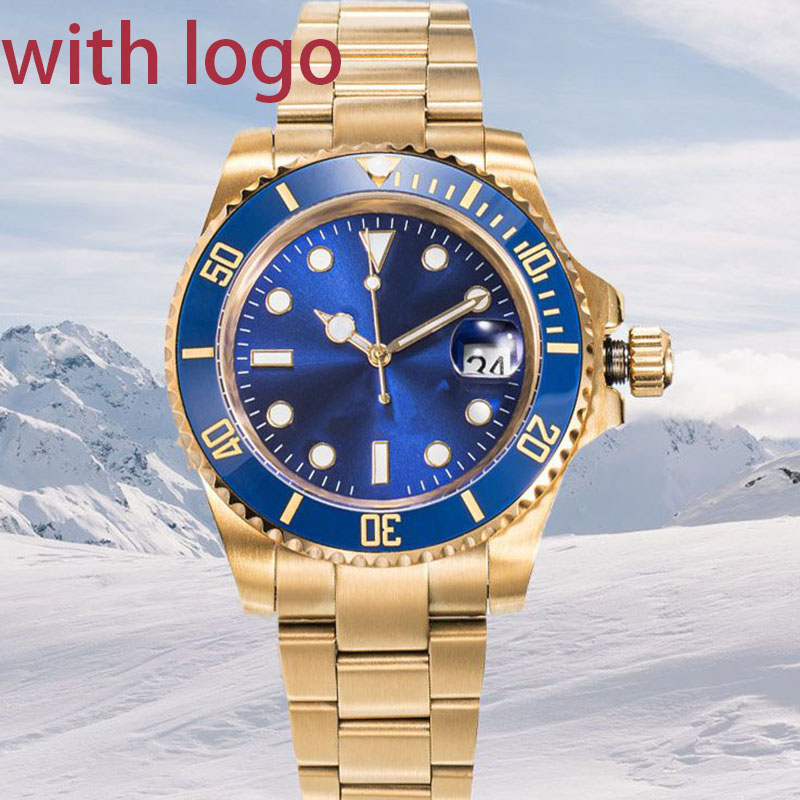 Luxury mens watch designer watches box Mechanical automatic 40mm sapphire buckle Wristwatches 904L Stainless Steel Strap montre de luxe watchbox dhgate