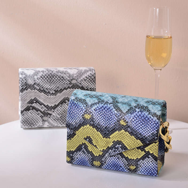 Dinner Bag Creative Niche Trend Snake Style Chain Animal Pattern Women S Dinner Party Diagonal Cross Bag KQ