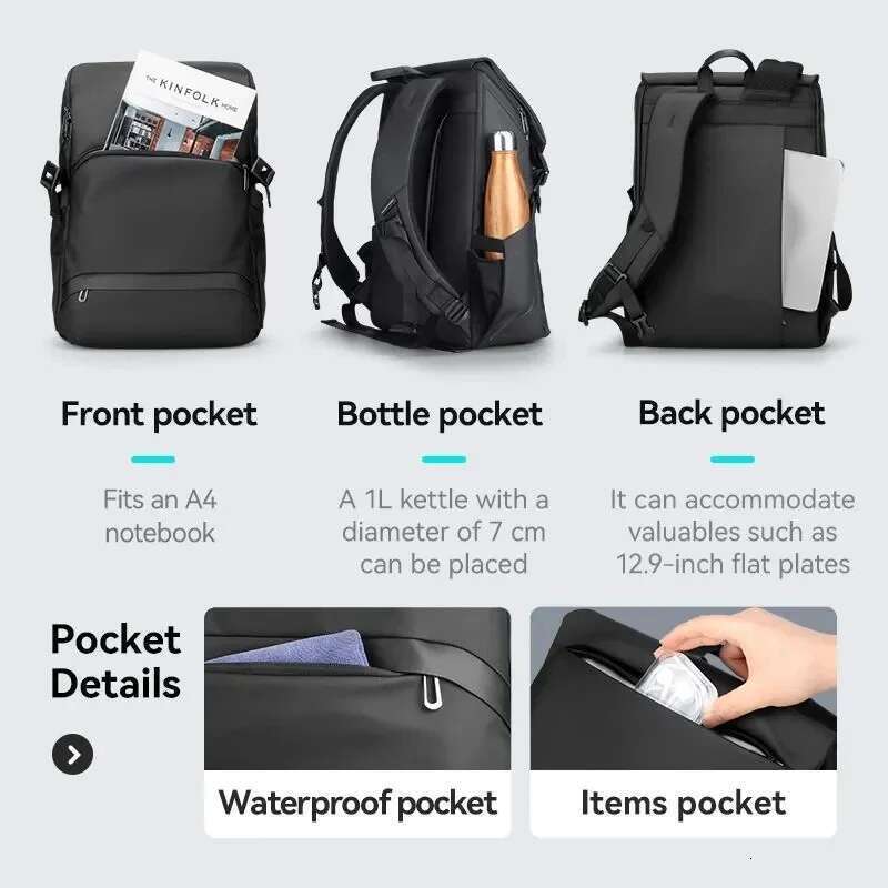 Designer bag MARK RYDEN Backpack Men 2 in 1