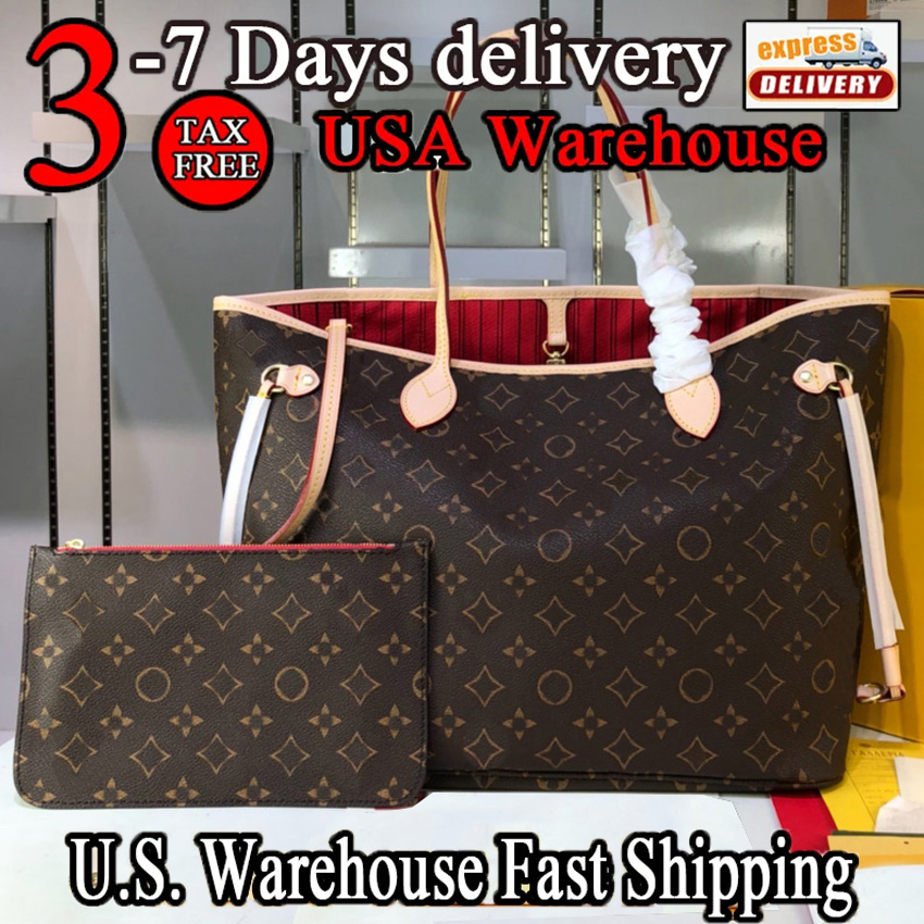 neverfull tote bag Lvs Designer Bag louis vuittonhandbag nano Baguette Tote Bags Shoulder Bag 2pc set Retro Luxury Fashion Leather Handbag Women Classic MM bags