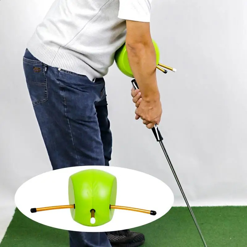 Golf Swing Arm Postures Corrector Golf Swing Trainer Connecting Ball Swing Chicken Wings Corrector For Golf Chipping Accessories 250421