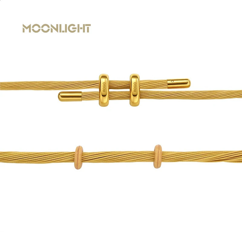 Classic gold bead stainless steel bracelet suitable for womens adjustable charm fashionable accessories jewelry gifts 250415