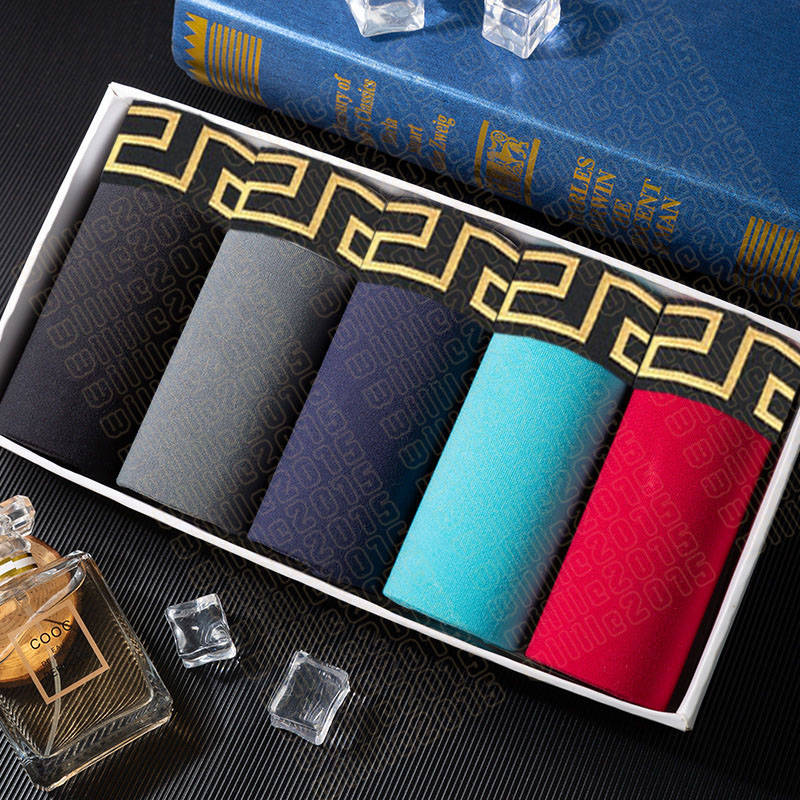 High quality 5pcs sexy cotton men boxers breathable mens underwear branded boxers underwear male boxer