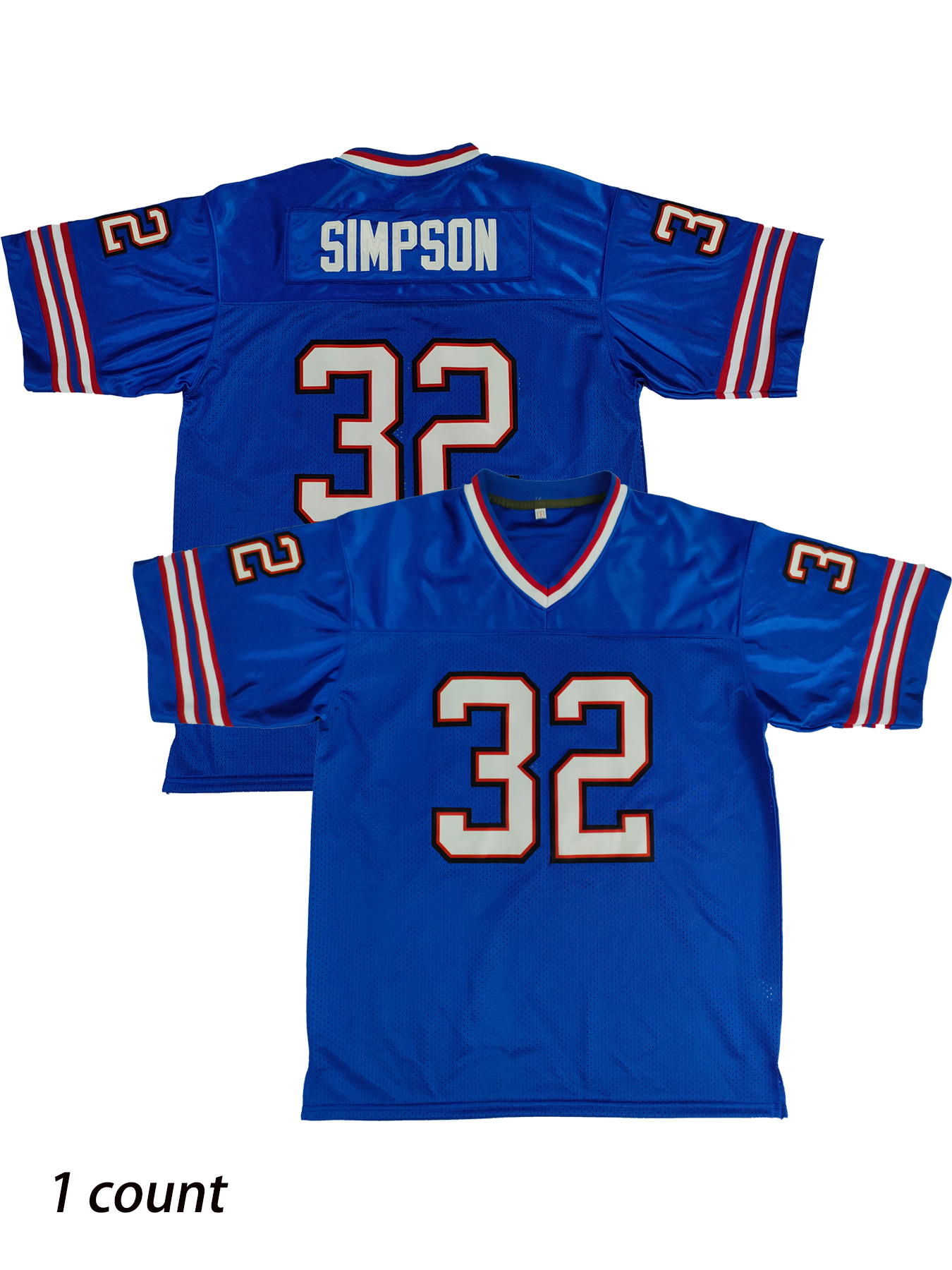 In stock O.J. Simpson 32 Football Jerseys Name Number comfortable and breathable sports Jerseys