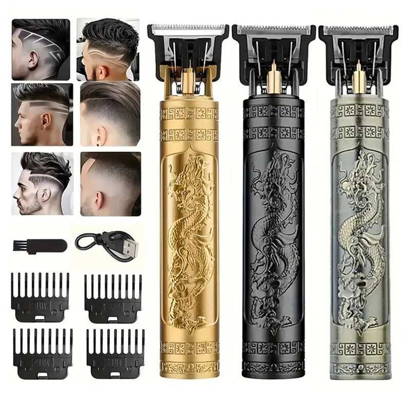 Profissional Haircut Razor for Men Rechargeable Clipper Shaver Adult Electric Vintage Clipperrazor Home USB Charging Barber Shop L251124