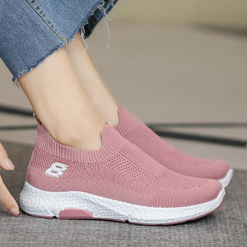 For Women Spring Summer New Collection One Step Versatile Casual Single Flyknit Breathable Sports Shoes Women S Shoes Ddmysaturn Ddmysaturn