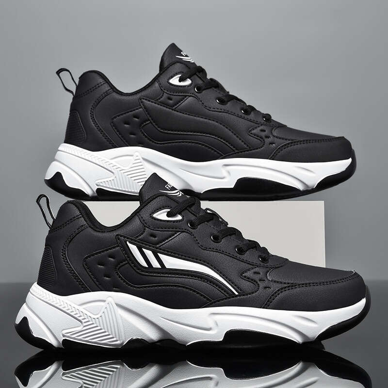 four seasons leather waterproof sports versatile youth free shipping designer 5080 running nonslip couple casual autumn winter fleecelined mens shoes