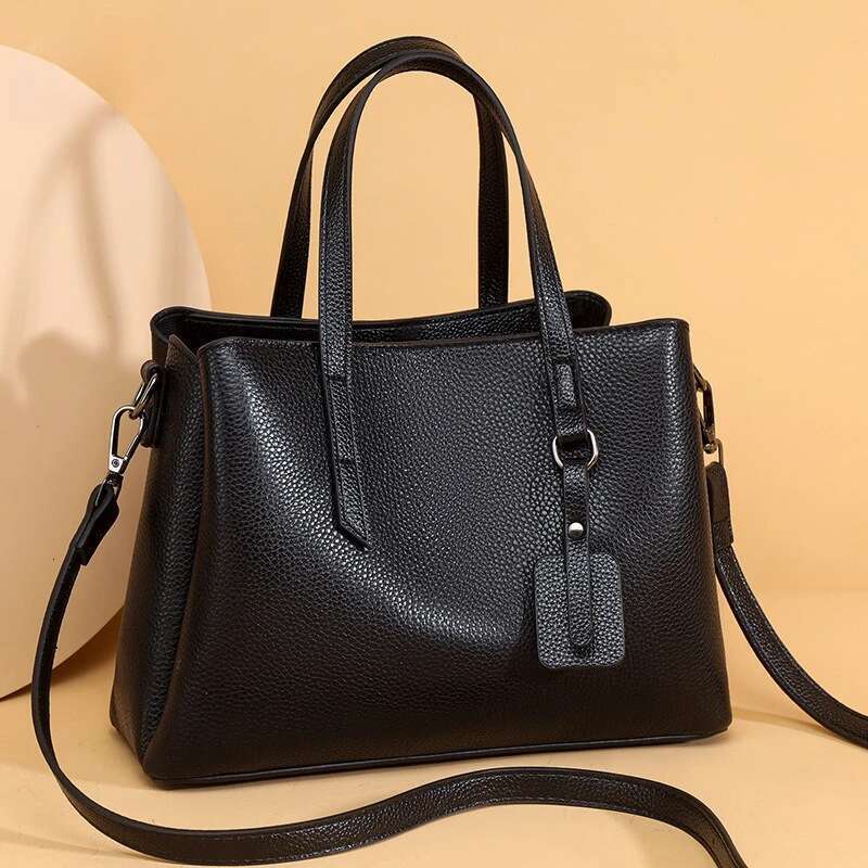 Designer Bag Cowhide Small Square Shoulder Premium Versatile Commuter Underarm Messenger Genuine Leather Women's Bag Purse