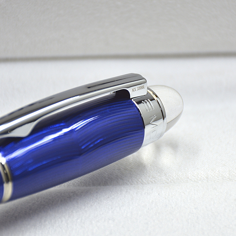 Hot Sale - High Quality Monte Star-Walk Black Resin Rollerball Pen Ballpoint Pen Stationery Office School Writing Ink Fountain Pens With Serial Number