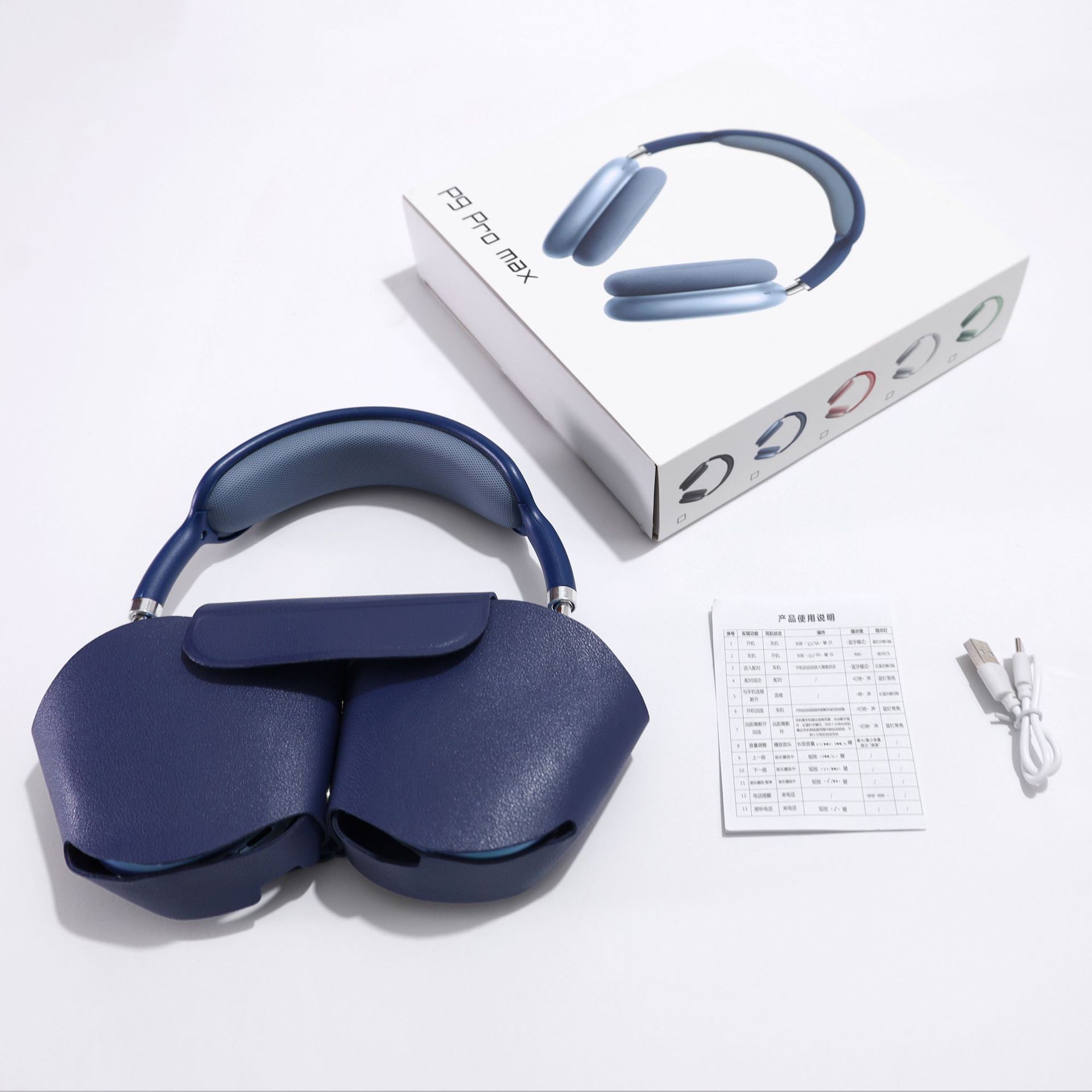 Bluetooth headset with wireless earbuds that remain comfortable for extended use, offering excellent sound quality and long battery life for calls.