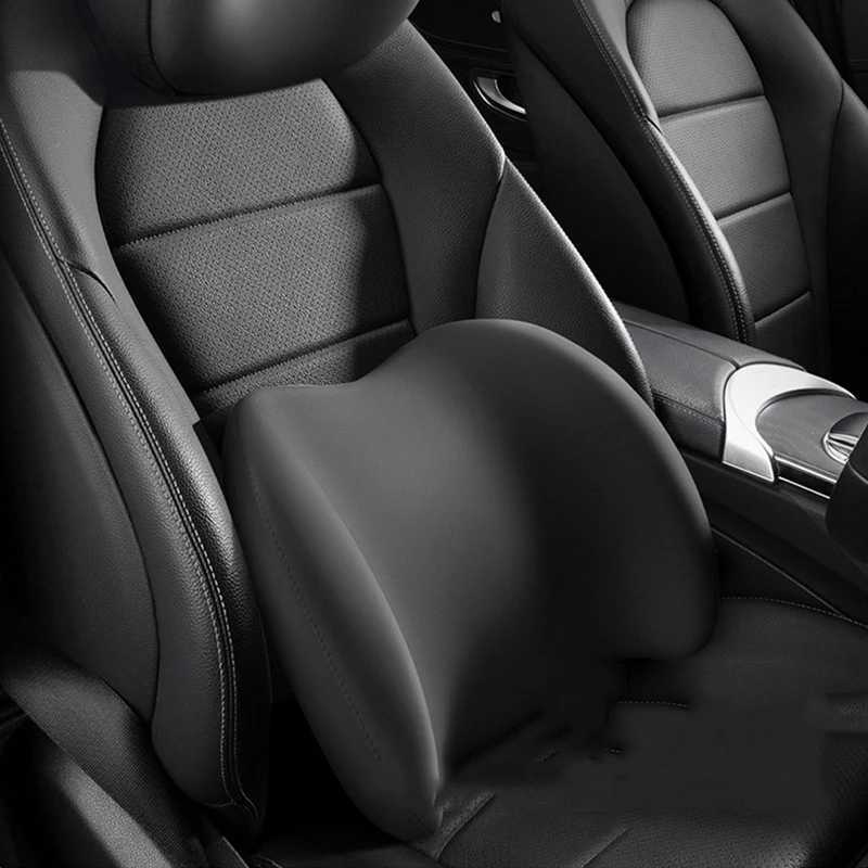 Car Headrest Neck Pillow And Lumbar Support Set Car Pillow Seat Cushion Universal Memory Foam Cushion Backrest Car Interior G251124