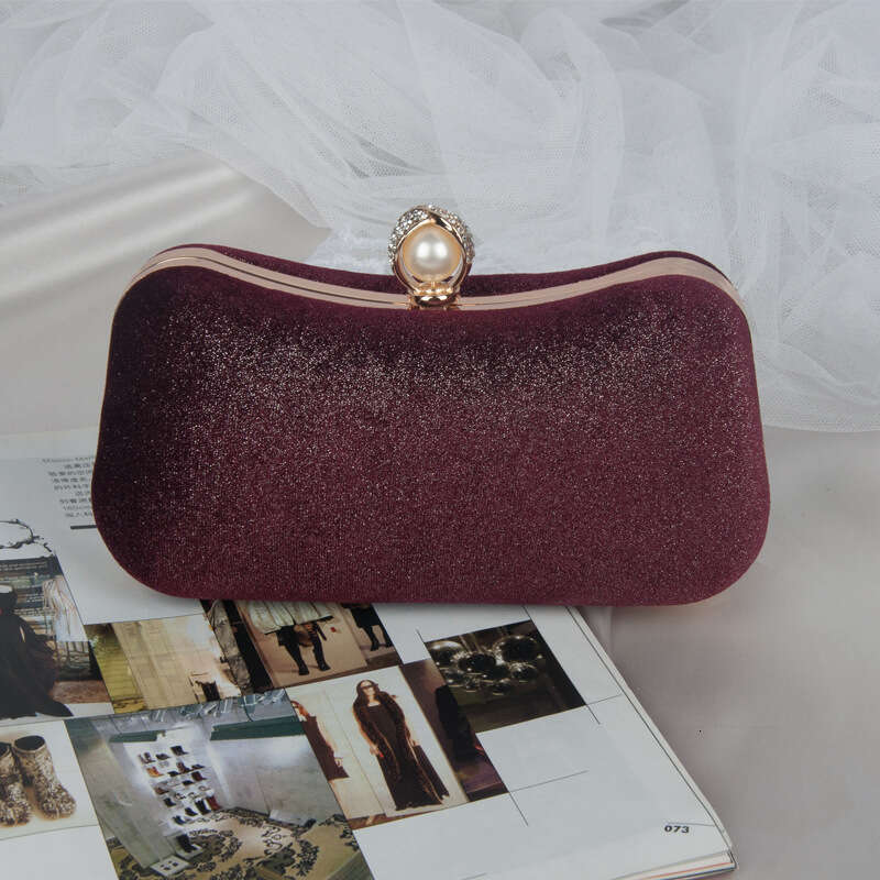 Dinner Bag New Velvet Gilded Evening Wear Pairing Wedding Celebrity Dinner Bag Cheongsam Dress Bag KQ