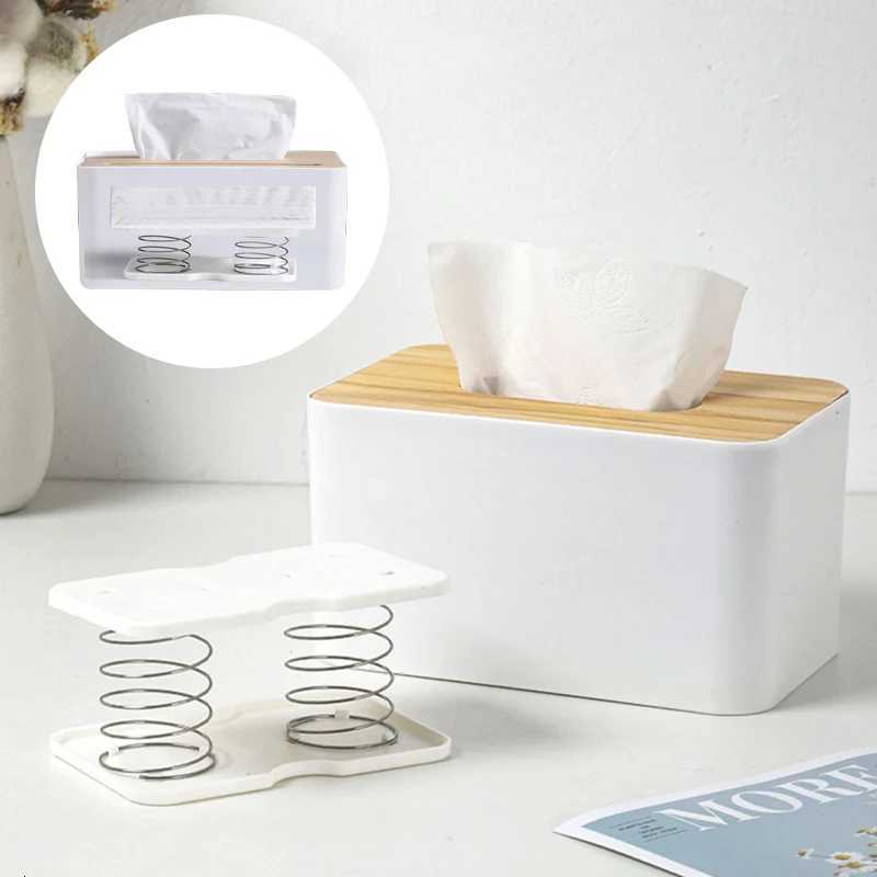 Paper Towel Spring Tray Tissue Box Automatic Rising Elastic Support Drawing Paper Holder Practical Home GadgetsM251124