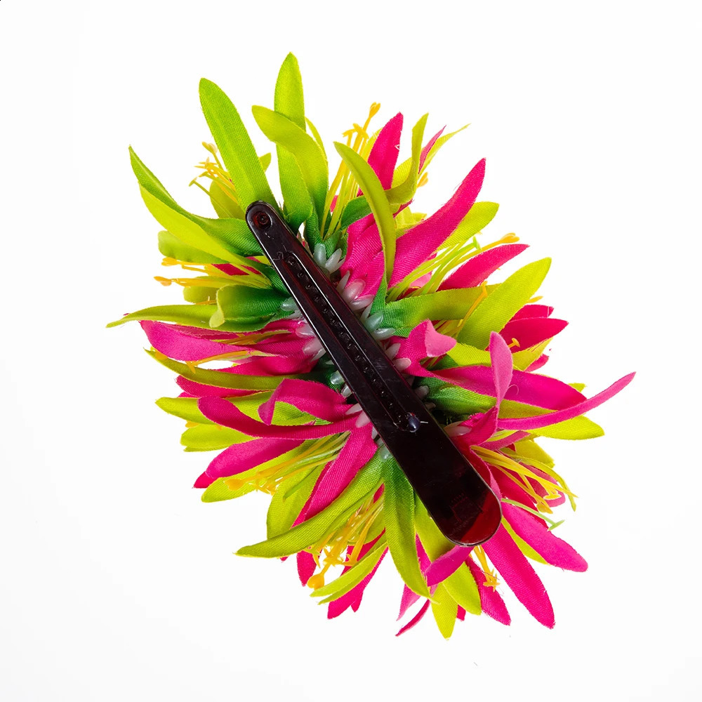 Novelties Trend Velvet Spider Lily Hair Clip Women Accessories Hawaii Tropical Flower Women Headdress 250420