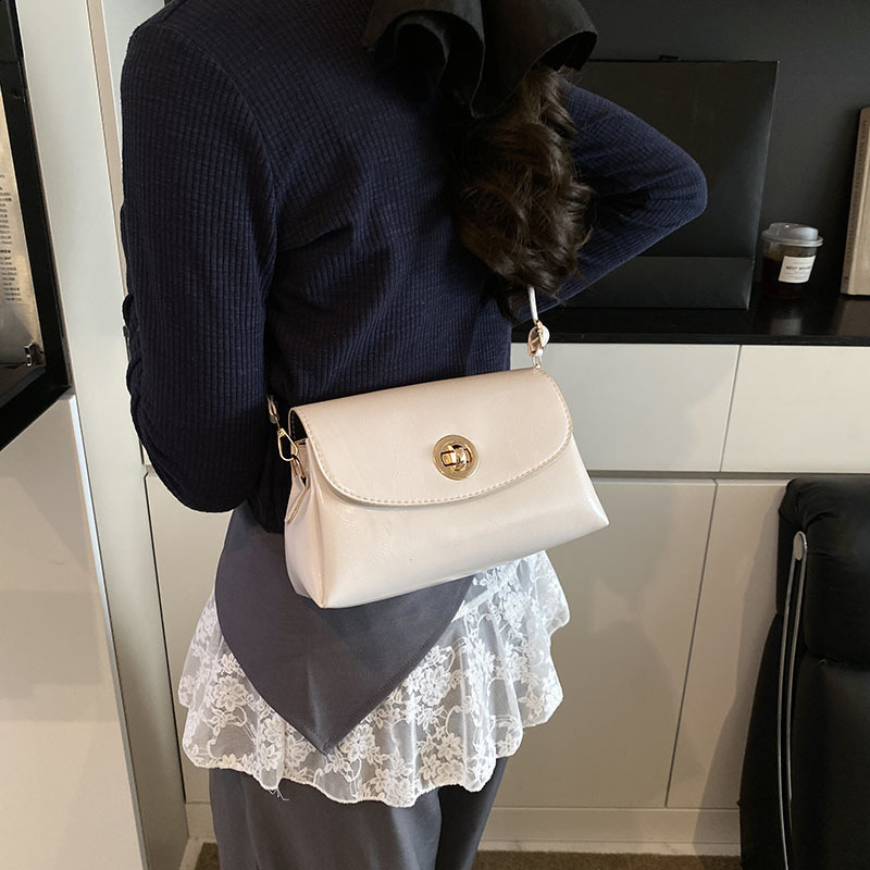 Vintage Small Square Messenger Bags For Women Fashion Ladies Shoulder Bag Tote Purse Solid Color Female Top-handle Crossbody Bag R250424
