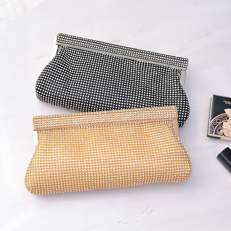 Dinner Bag New Water Diamond Dinner Celebrity Handheld Party Banquet Oblique Straddle Women S Bag KQ