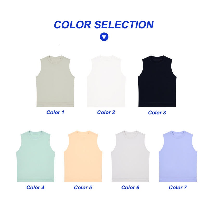230G Cool Cold Vest T-Shirt Sports Fiess Without Restraint luanyun
