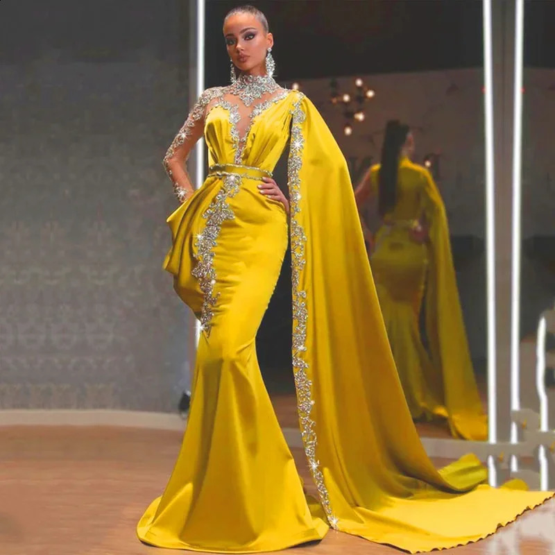 European and American e-commerce platform womens evening gown gold sequined long gown 250423