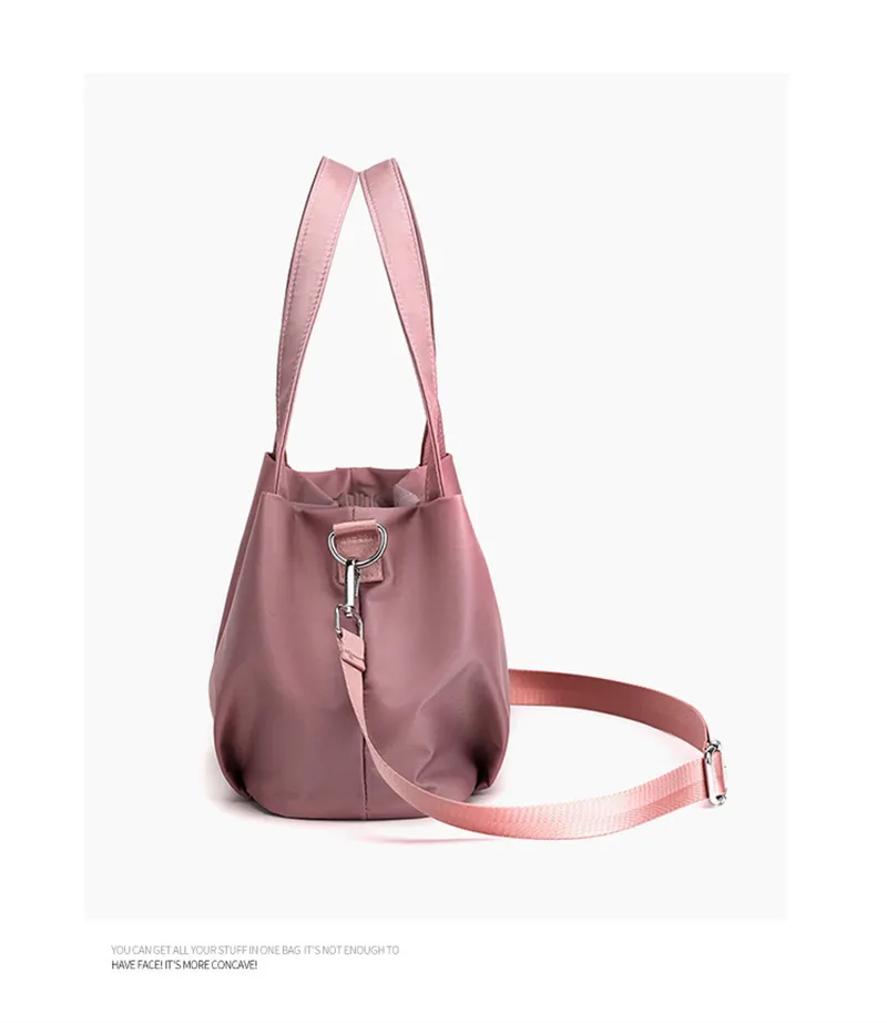 Stock Tote Bags Women Handbag Outdoor Sports Shoulder Bag Travel Casual Cross Body Pack Nylon Shopping Bags Stuff Sacks