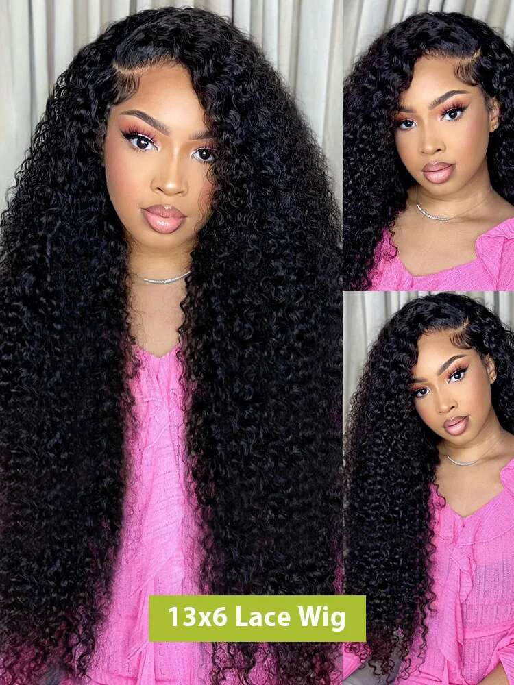 Density Deep Wave X Frontal Hd Wigs Human Hair Inch Brazilian Water Curly X Lace Front Wig For Women Tote Bag Tote Bag