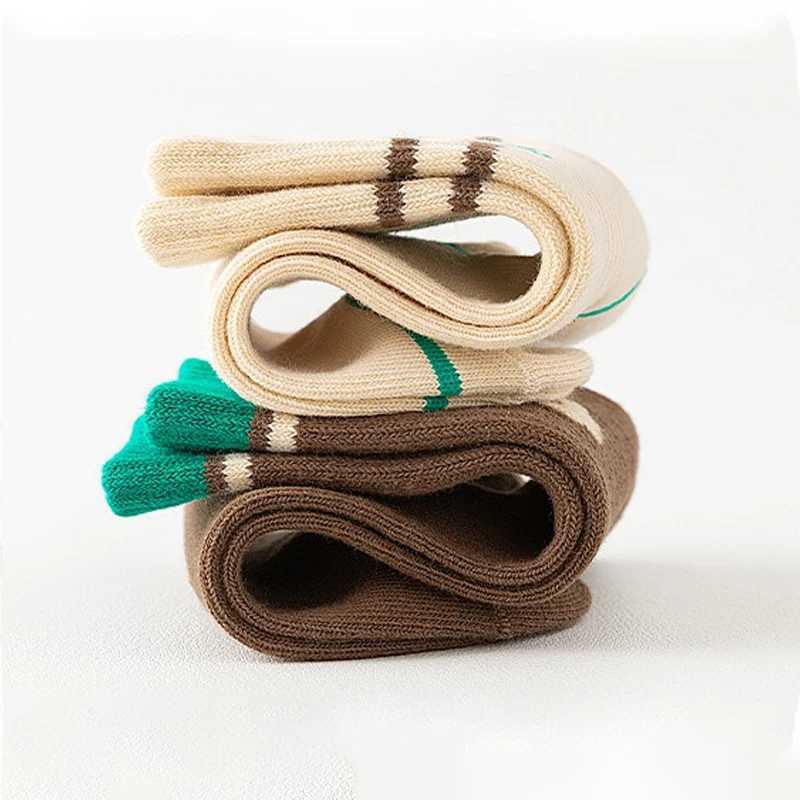 5 Pair Childrens Socks Autumn and Winter Boys Socks Mid tube Socks Boys Simple Student Sports Socks G251124