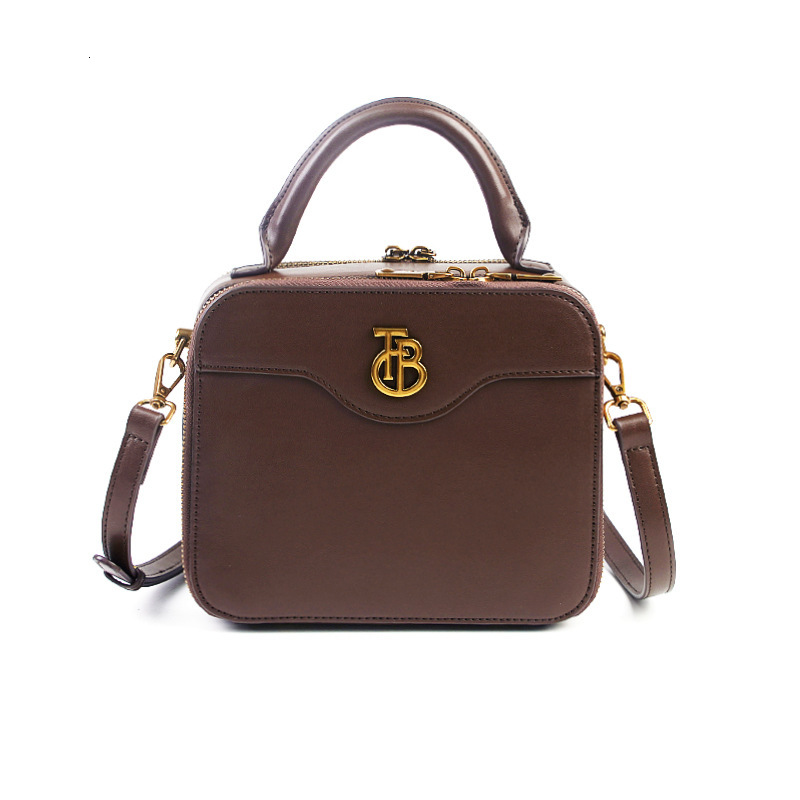 MASA New Small Square Niche High End Box Bag Simple Single Shoulder Hand Held Crossbody Bag Tote Bag