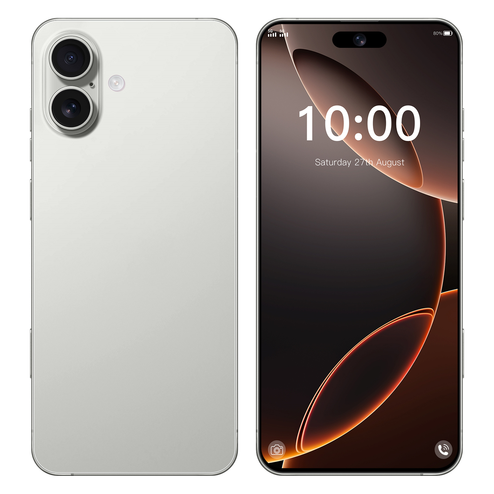 I16 Plus Mobile 7.3-inch HD Screen 14 Phone Snapdragon 8 Gen 3 CPU,16GB+1TB Android Phone,72MP+108MP Camera Pixels 7800mAh Battery 5G Dual SIM Card
