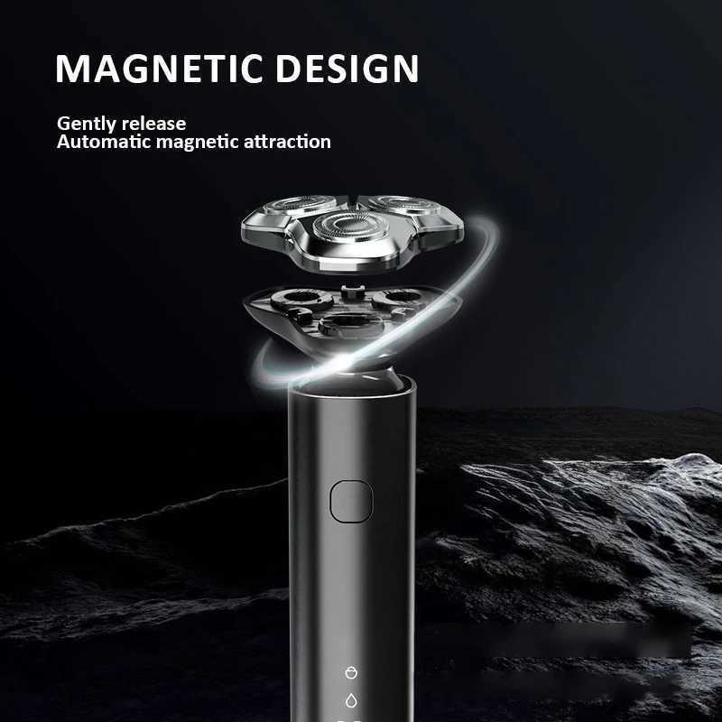 Electric Shaver Enhanced Shaving Machine Razors for Men Waterproof Dry Wet Shaving Beard Trimmer New 2026 L251124