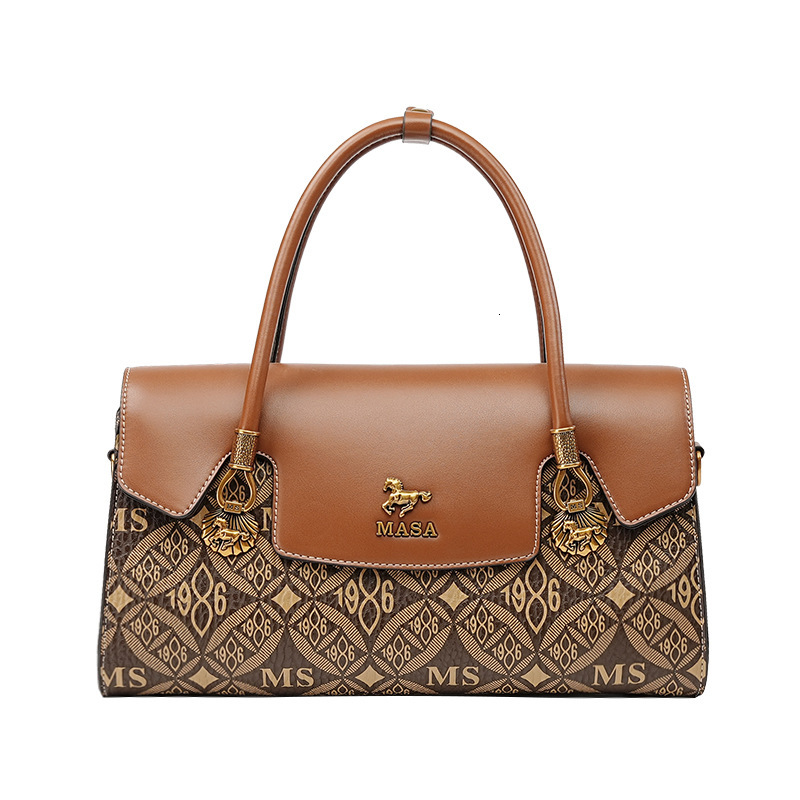 Light Luxury Fashionable Vintage Women S Casual One Shoulder Crossbody Handbag New Mommy Bag Massa Tote Bag