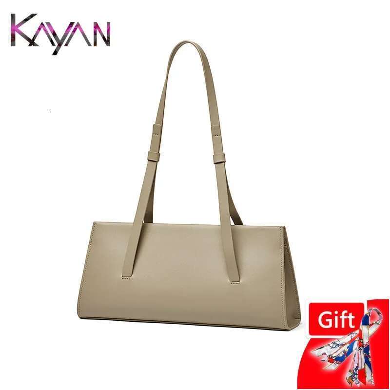 Designer Bag High Quality Second Layer Cowhide Women Shoulder Square Bag Solid Genuine Letaher Female Underarm Top Handle Handbag Ladies Tote